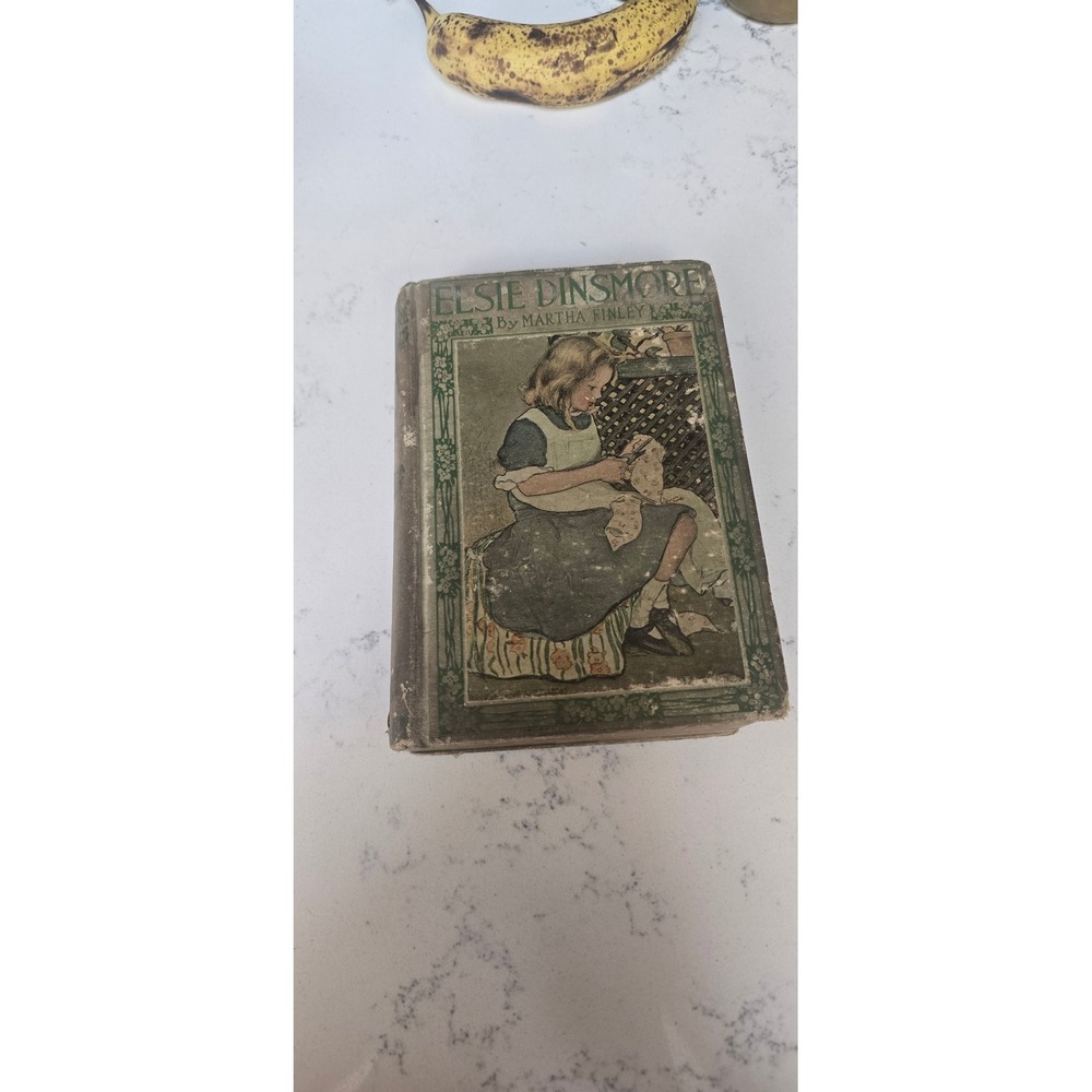 Elsie Dinsmore Martha Finley Antique Hardcover Grosset & Dunlap Limited Edition